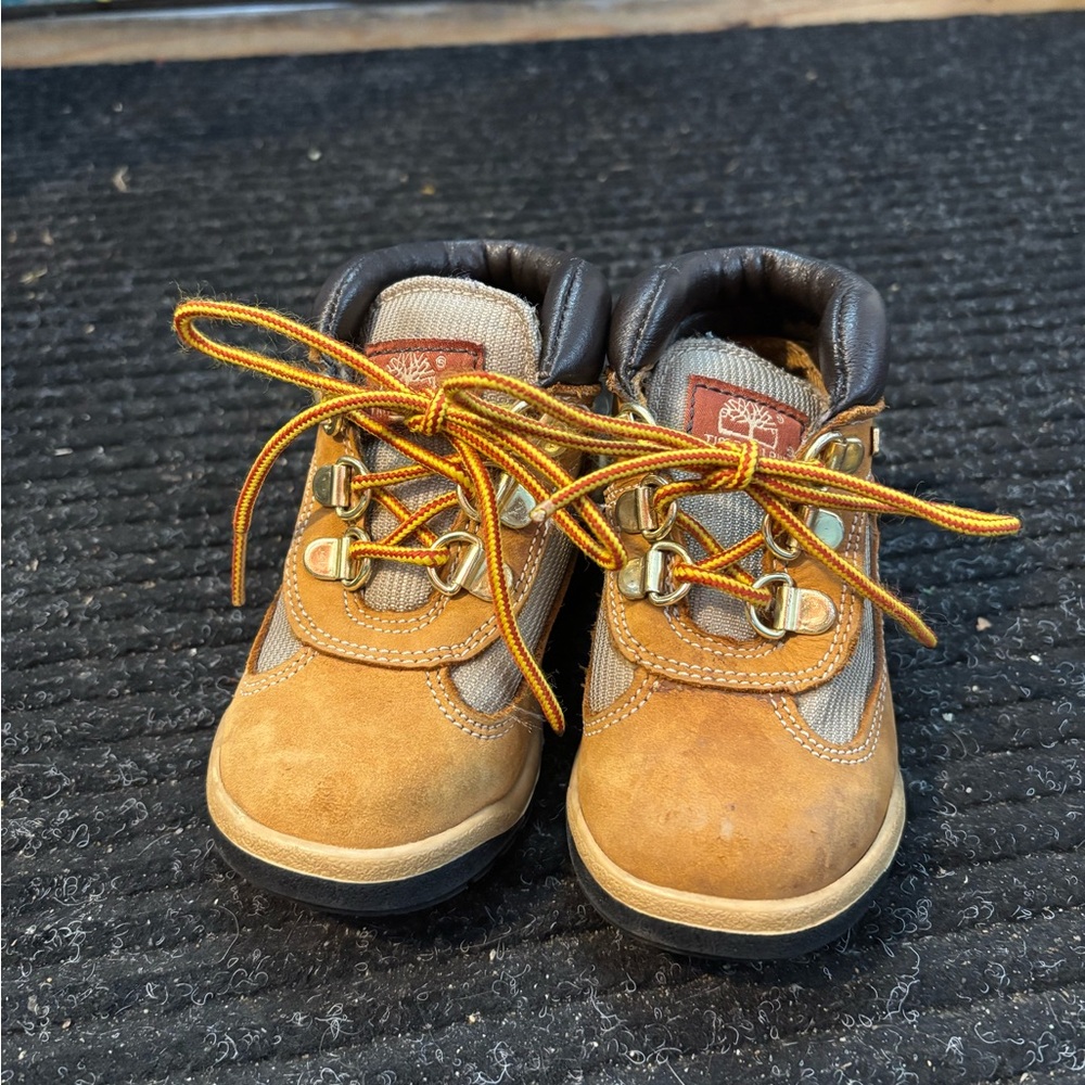 Timberland Kids Brown and Tan Boots